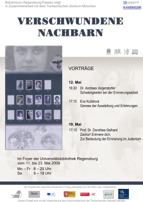 Plakat Verschwundene Nachbarn