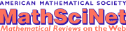 MathSciNet Logo